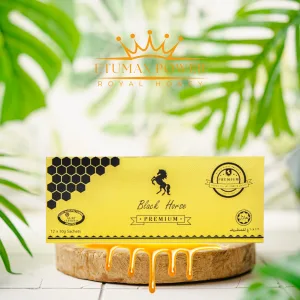 Black Horse Royal Honey Premium, 12 × 10 g. 300 mg of active botanicals per 10 g sachet