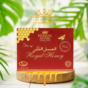 Herbal Home Royal Honey For Her, 30 × 10 g. 200 mg of active botanicals per 10 g sachet