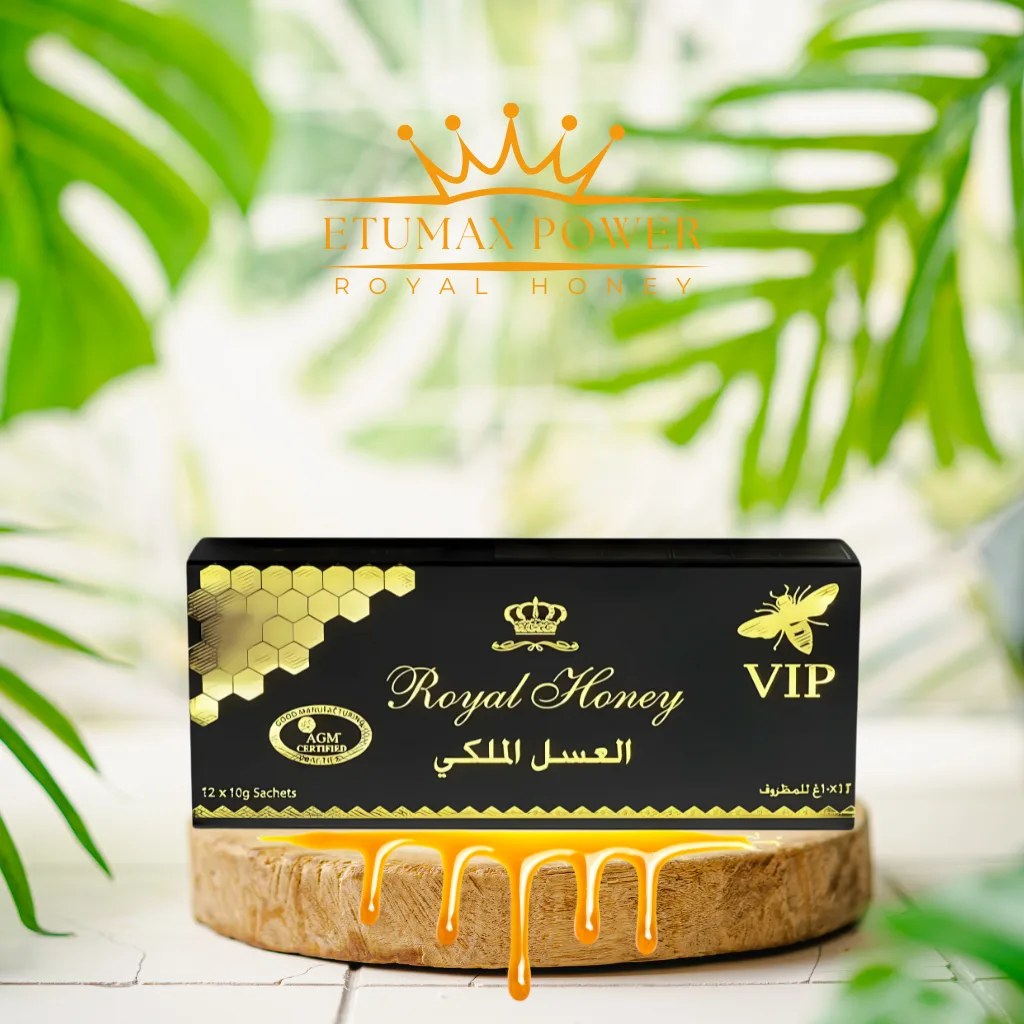 VIP Royal Honey, 12 × 10 g. 200 mg of active botanicals per 10 g sachet